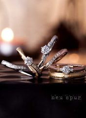 ノイシュプール　プロポーズリング　結婚指輪　婚約指輪